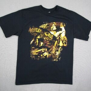 Motley Crue Carnival of Sins 2005 Tour T-Shirt Mens Medium Black Anvil Band Tee